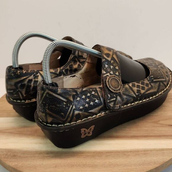 Alegria Poker Face Women's Mary Jane Clogs Leather Comfort Shoes Womens size US - Picture 4 of 9